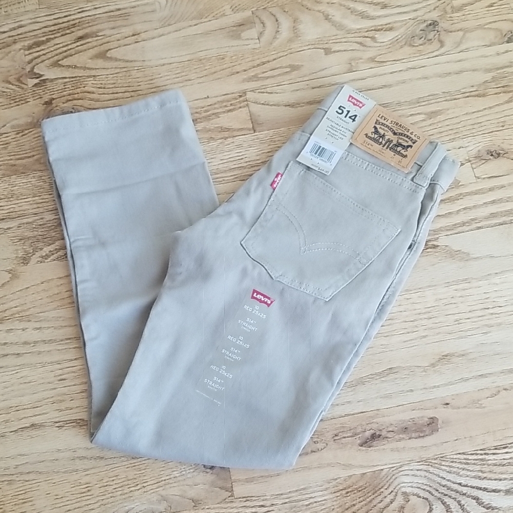 (W25/L25) NWT Levi's 514 Straight Leg Stretch Denim Jeans Contemporary Casual
